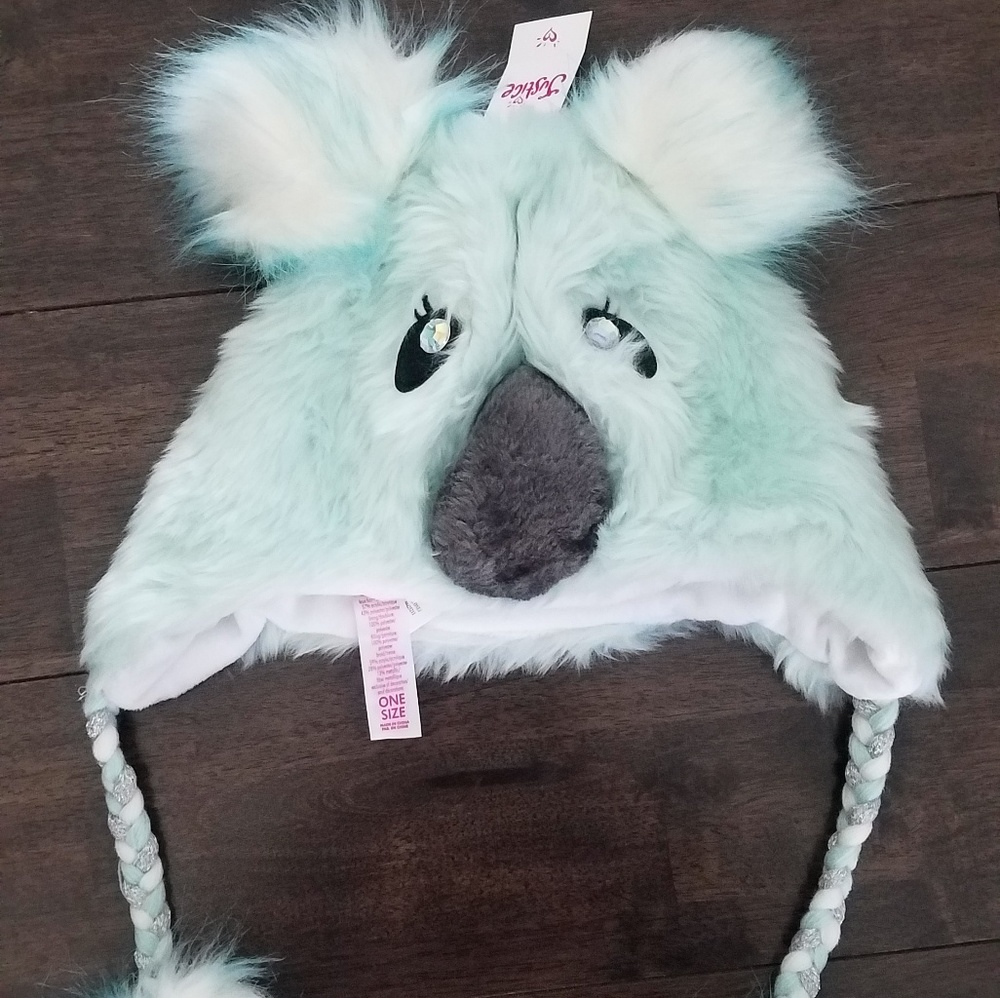 New! Girls Beanie Hat Koala (One size)
